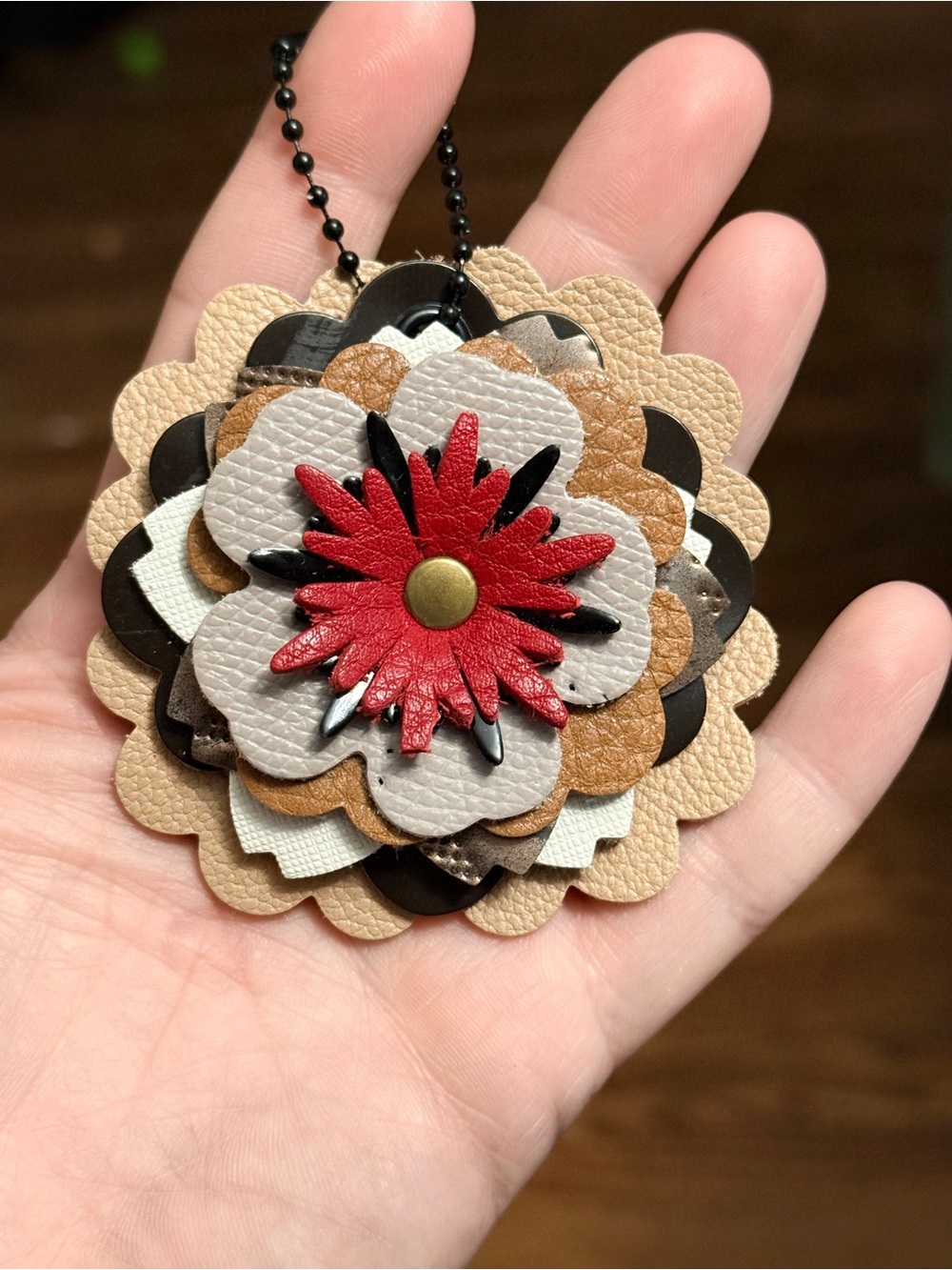 Handmade Floral Bag Charm